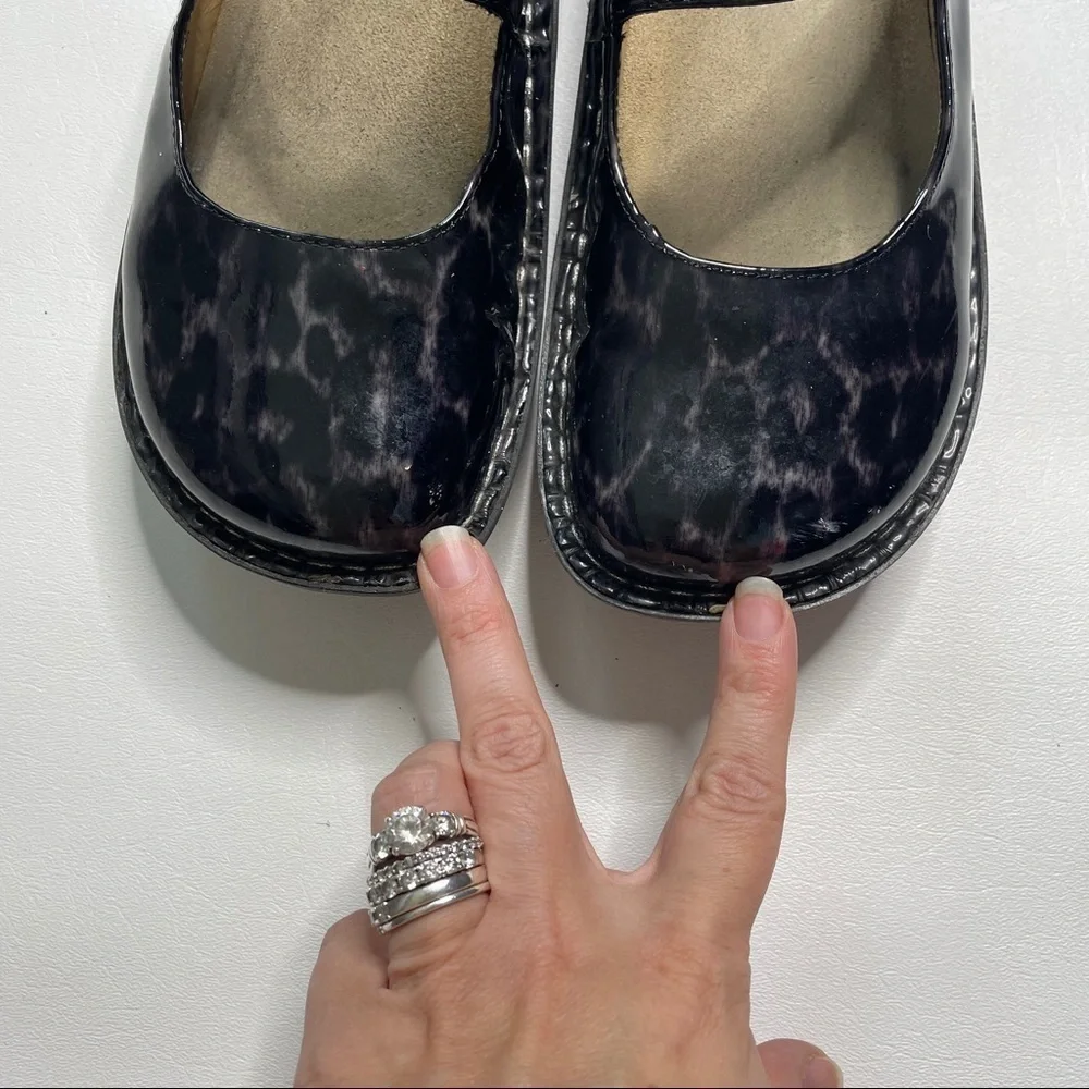 Alegria Paloma Mary Jane Leopard Comfort Shoe 37